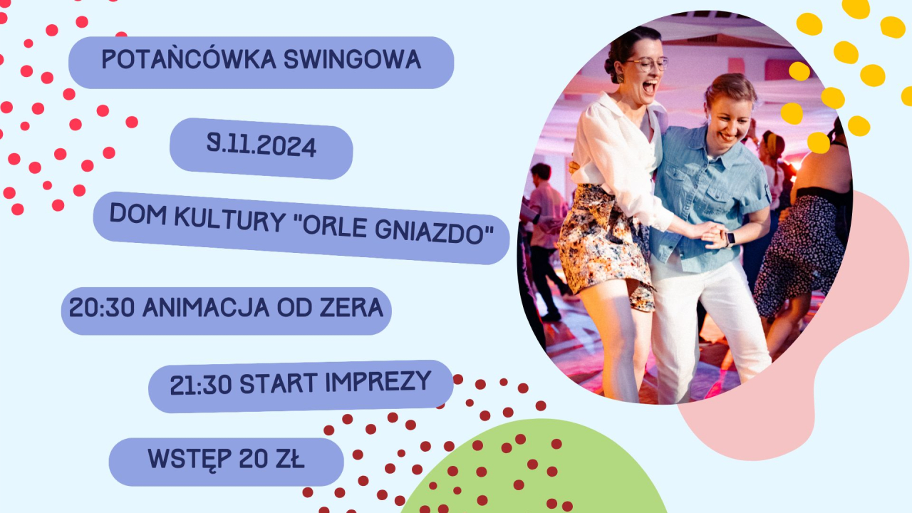 image of Potańcówka swingowa w domu kultury "Orle Gniazdo"