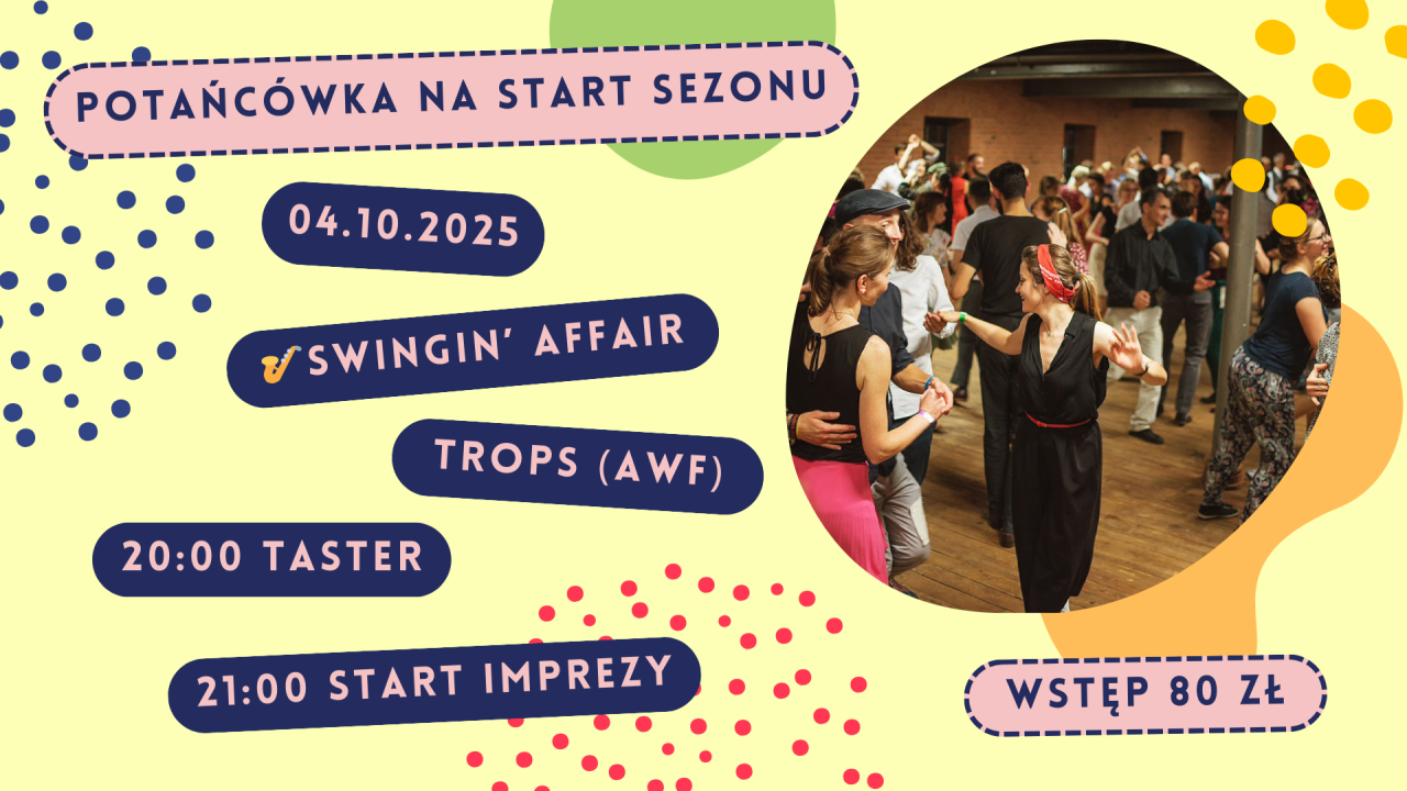 image of Początek sezonu w RDs - potańcówka z muzyką na żywo!🎷