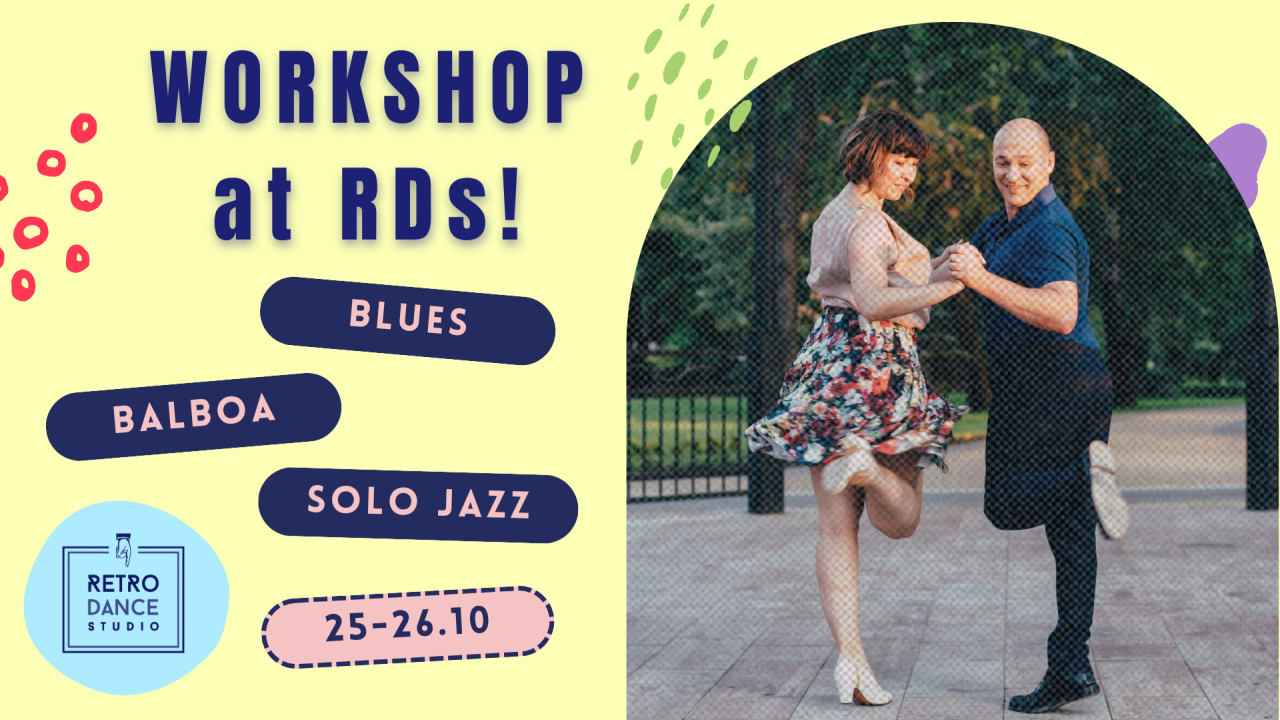 image of Warsztaty / Workshop: Blues, Solo Jazz i Balboa at RDs!