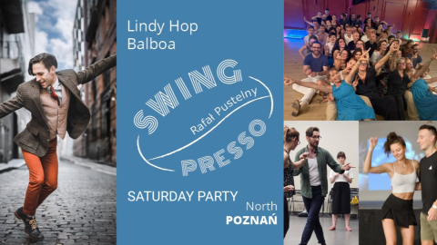 image of SATURDAY Party + TASTER Lindy Hop | Swingpresso North 2026