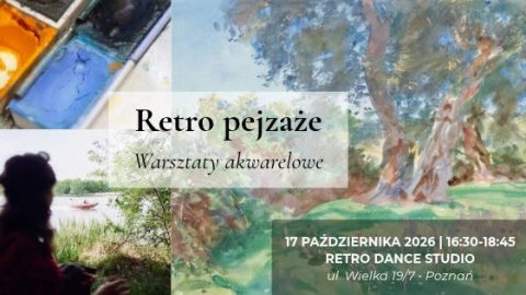 image of Retro pejzaże, warsztaty akwarelowe