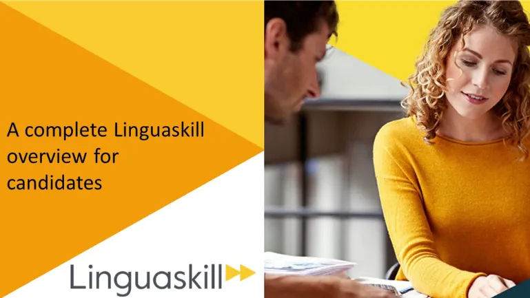 Candidate overview for Linguaskill 