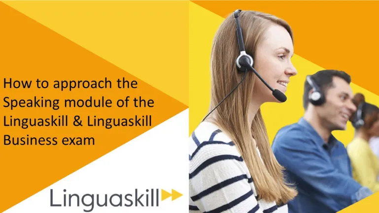 Linguaskill Speaking module | Cambridge video