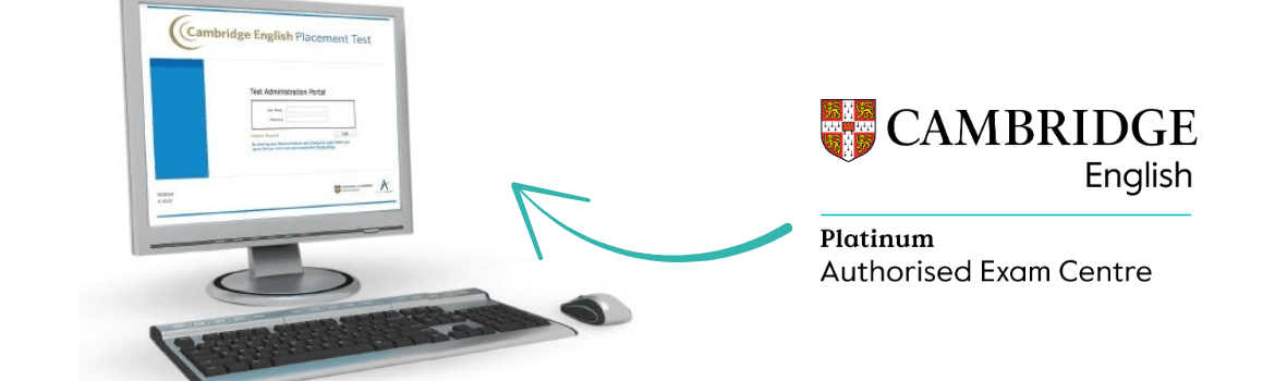 The Cambridge English Placement Test (CEPT) - on the computer + Cambridge logo 