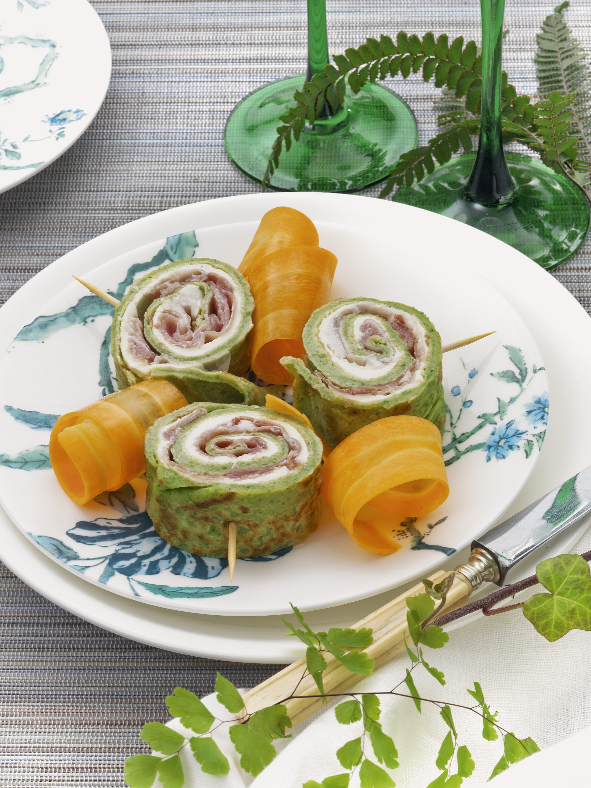 Escargots à Lail Des Ours Et Rubans De Carottes