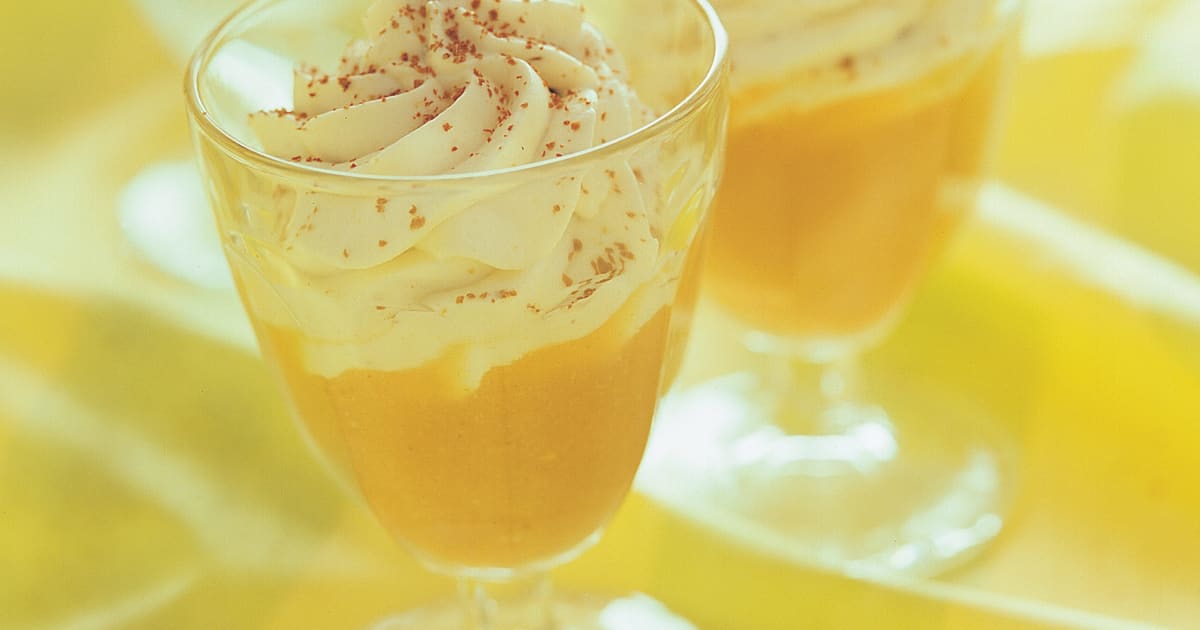 Birnencreme mit Schokolade