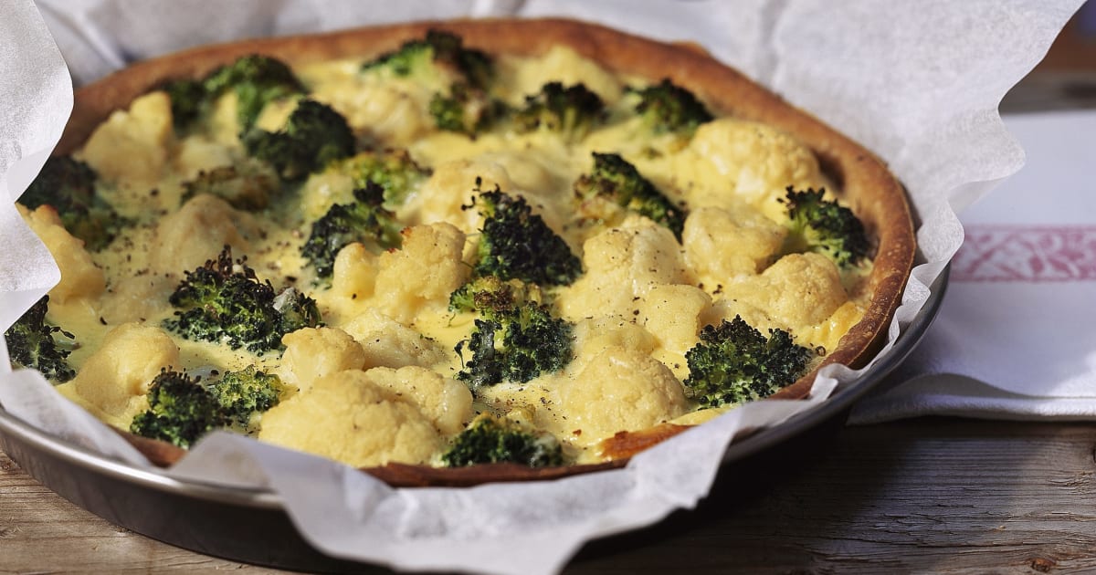 Blumenkohl-Broccoli-Wähe