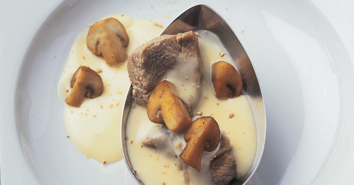 Kalbsblankett mit Champignons - Rezept | Swissmilk