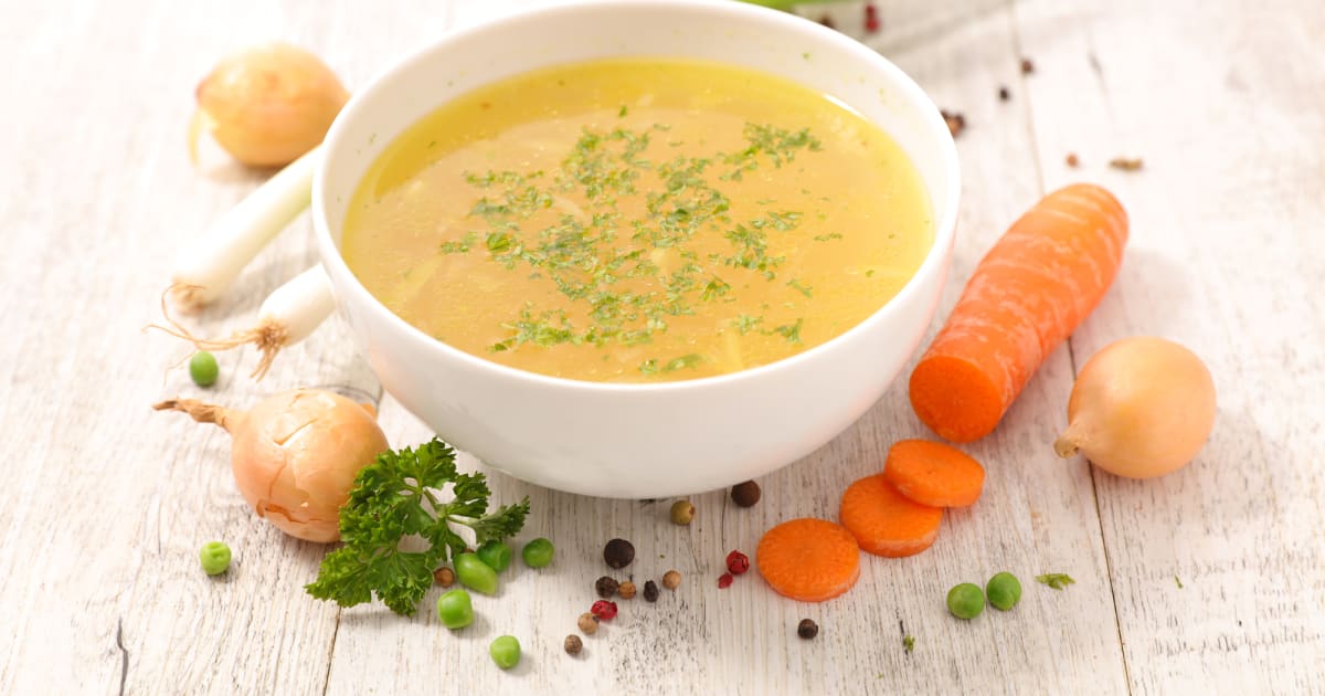 Bouillon aux légumes