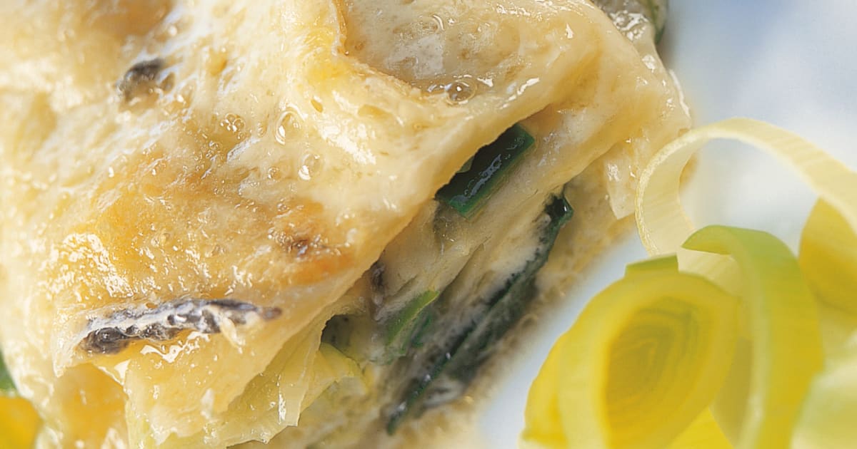 Lauchlasagne mit Blauschimmelkäse (Vegetarische Lasagne) - Rezept ... Lauchlasagne mit Blauschimmelkäse (Vegetarische Lasagne) - Rezept ...