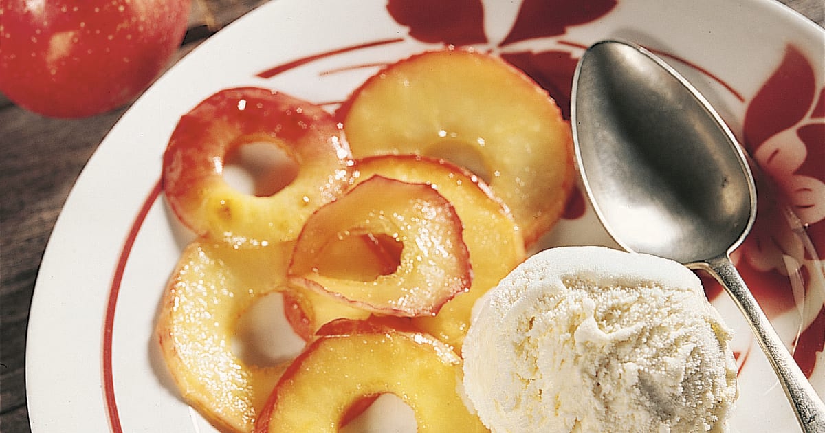 Pommes flambées au calvados - Recette | Swissmilk