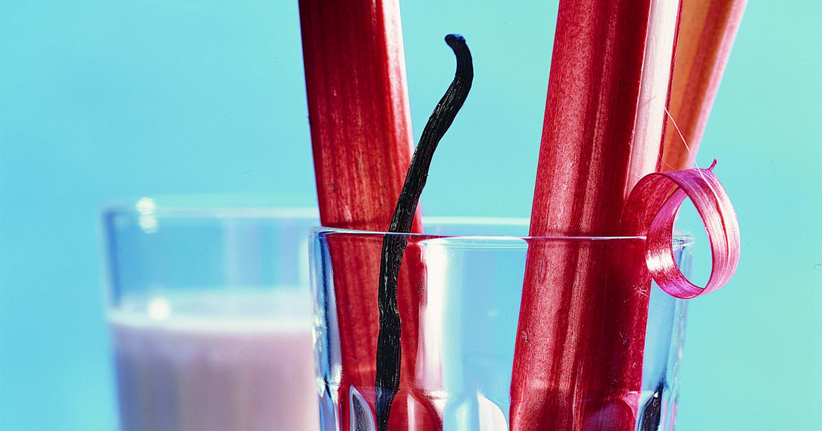 Rhabarber-Vanille-Shake - Rezept | Swissmilk