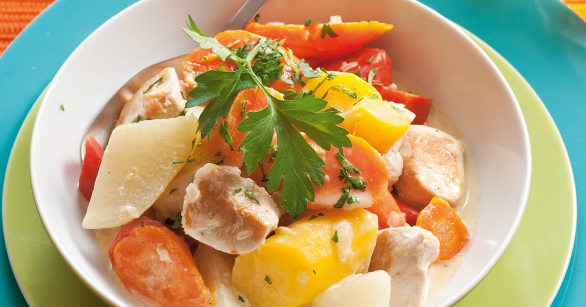 Ragoût de poulet aux légumes - Recette | Swissmilk