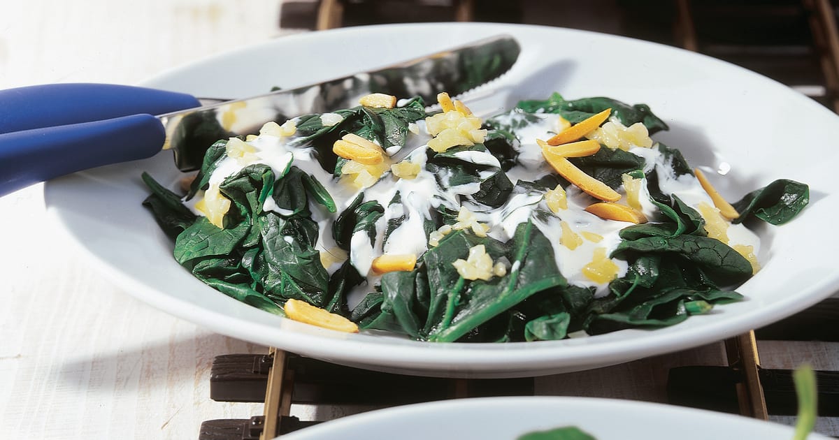 spinat mit knoblauchrahm rezept swissmilk