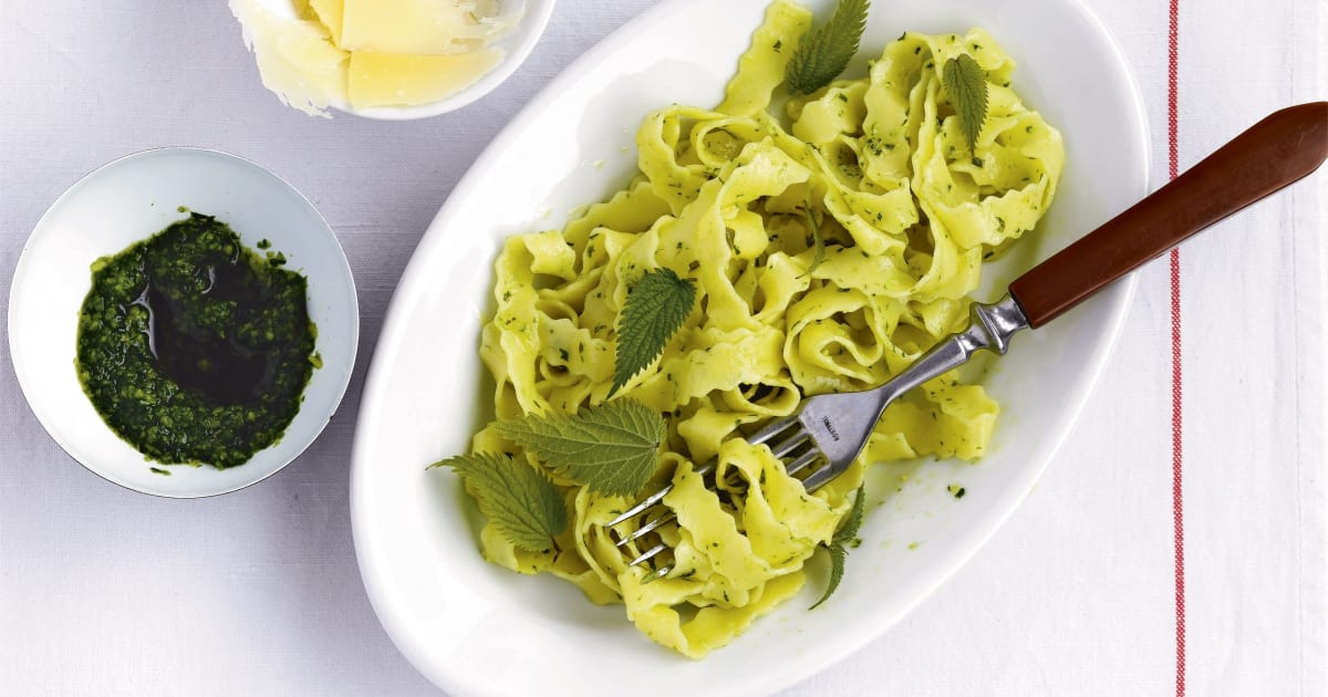 Taglierini mit Brennnesselpesto - Rezept | Swissmilk