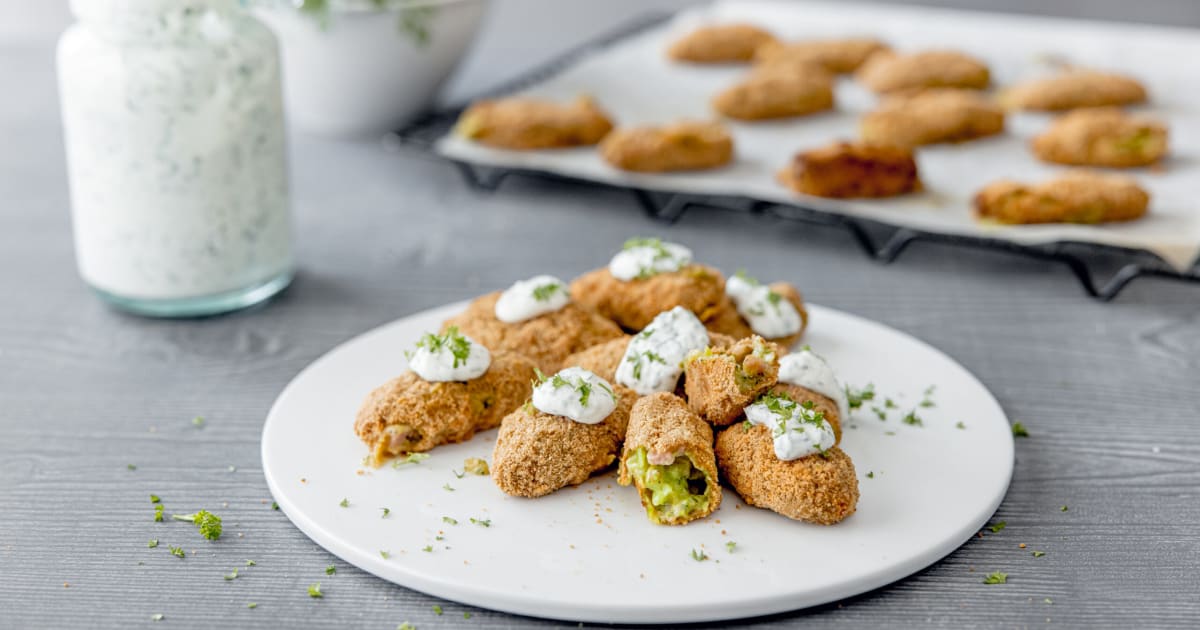 Croquettes de légumes et de restes de viande avec dip (anti-gaspi ...