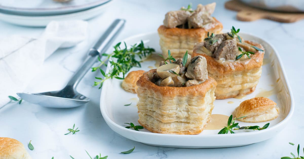 Vol Au Vent Ris De Veau Quenelles Champignons Vol-au-vent au veau et aux champignons - Recette | Swissmilk