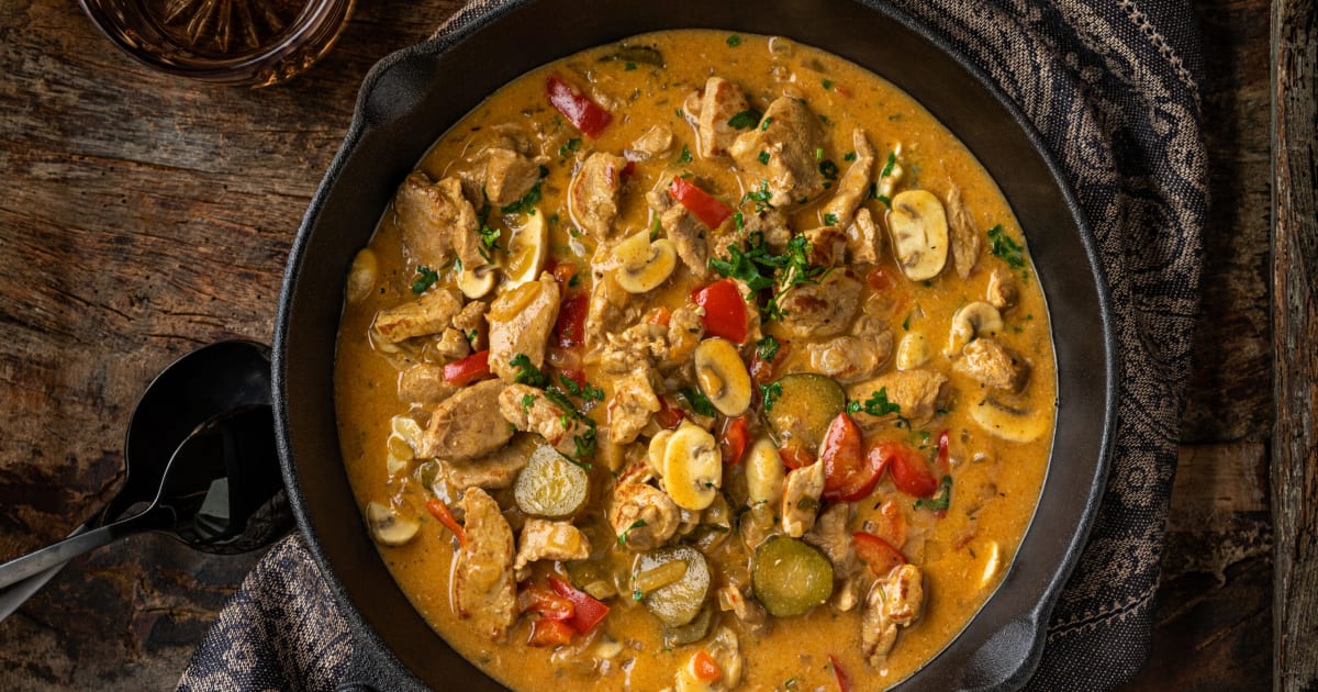 Schweinsgeschnetzeltes Stroganoff - Rezept | Swissmilk