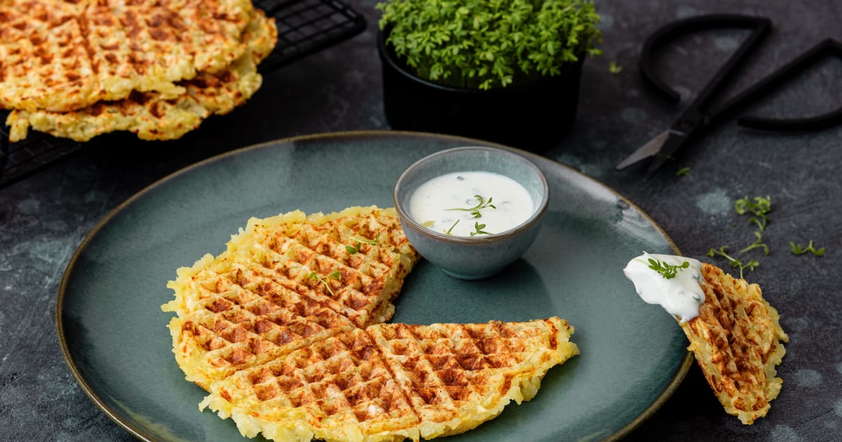 Kartoffel-Waffeln - Rezept | Swissmilk Kartoffel-Waffeln - Rezept | Swissmilk