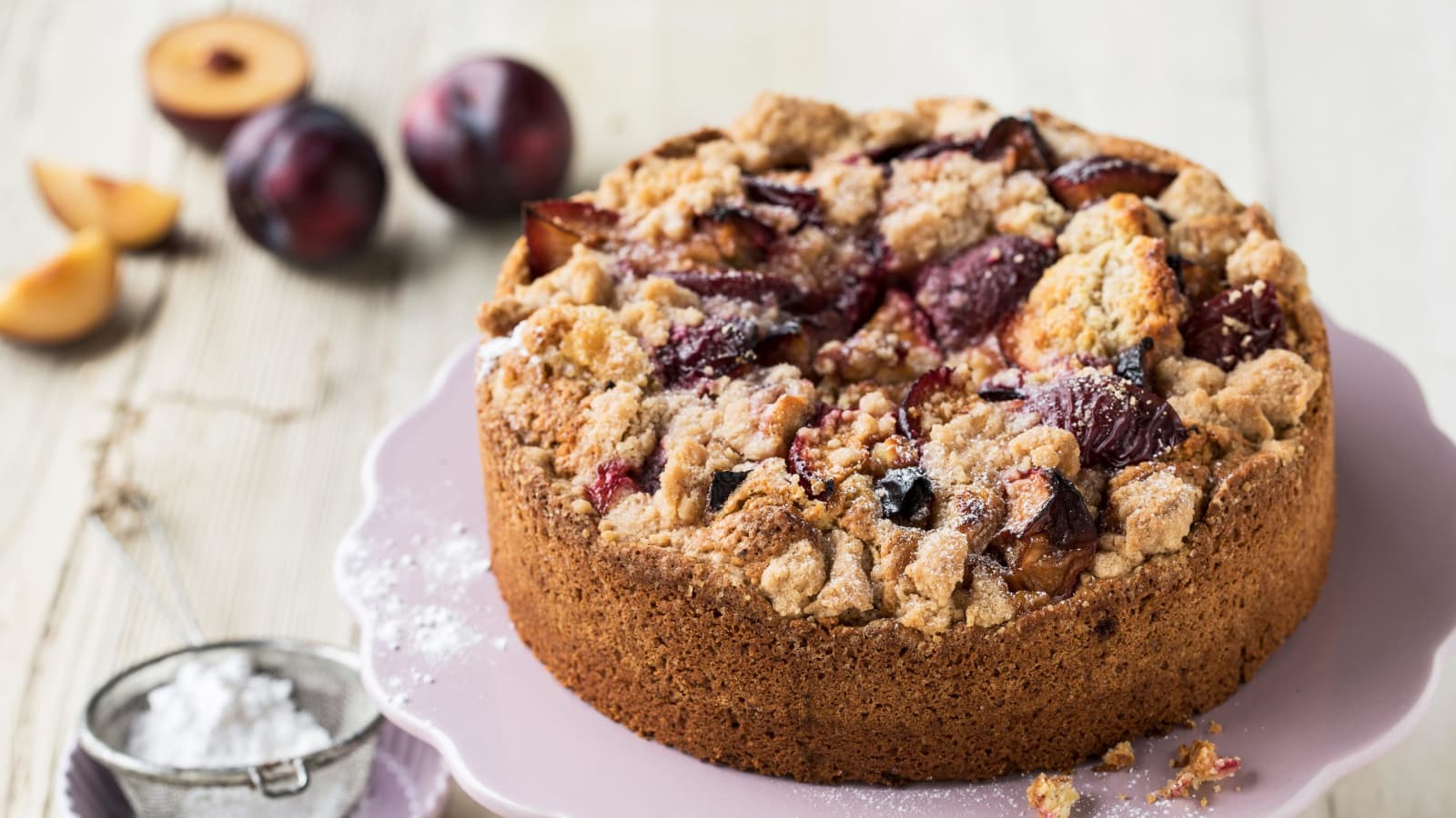 Pflaumen Zwetschgen Streuselkuchen Rezept Swissmilk