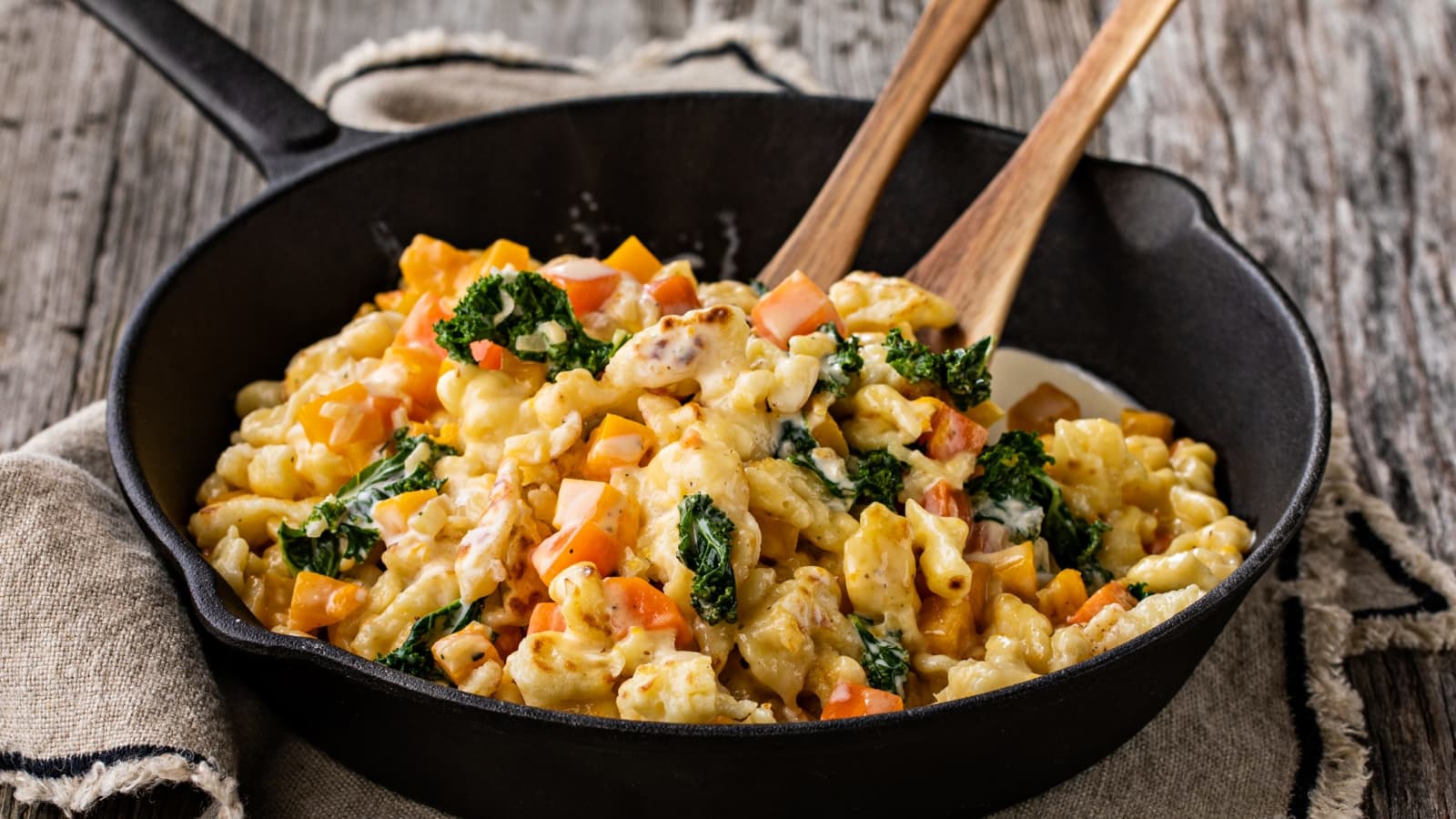 Spatzlipfanne Mit Gemuse Rezept Swissmilk