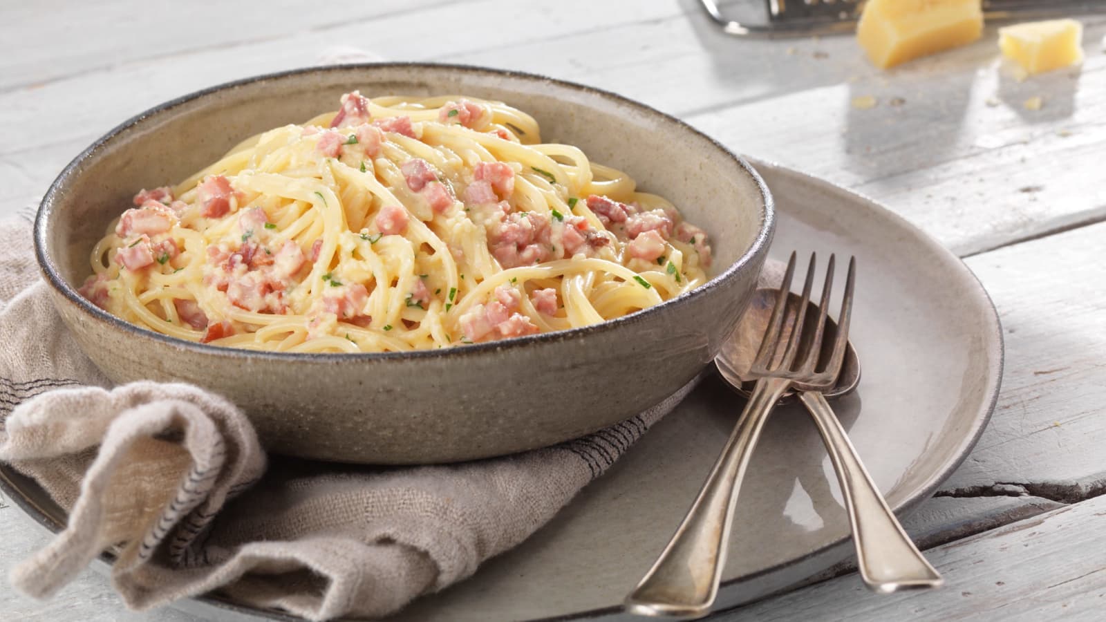 Recette - La véritable recette de pâtes à la carbonara - Sauces pour Pâtes