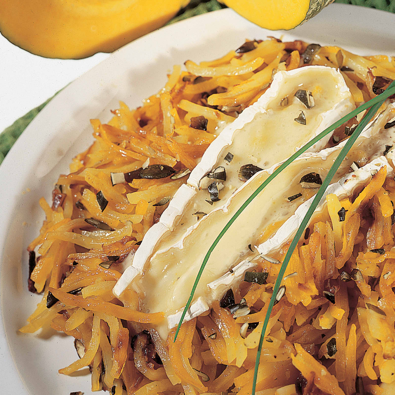Kurbis Kartoffelrosti Mit Brie Rezept Swissmilk