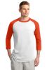 White/ Deep Orange