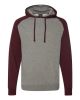 Gunmetal Heather/ Burgundy Heather