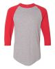 Athletic Heather/ Red