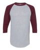 Athletic Heather/ Maroon