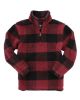 Garnet/ Black Buffalo Plaid