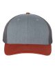 Heather Grey/ Charcoal/ Dark Orange