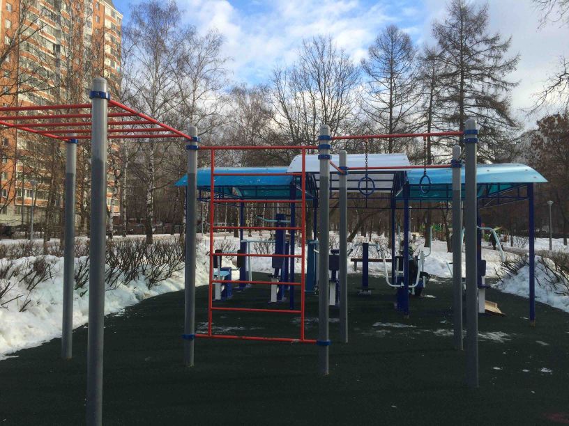 Moscow - Outdoor Gym - Черноморский Бульвар