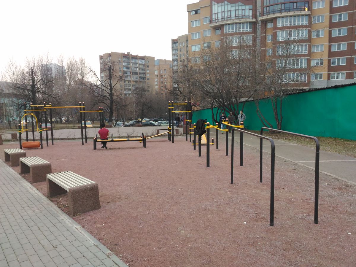 Moscow - Street Workout Park - Улица Гарибальди