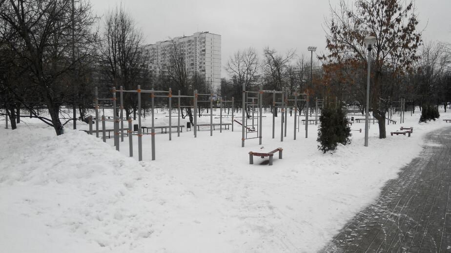 Moscow - Street Workout Park - Рузская Улица