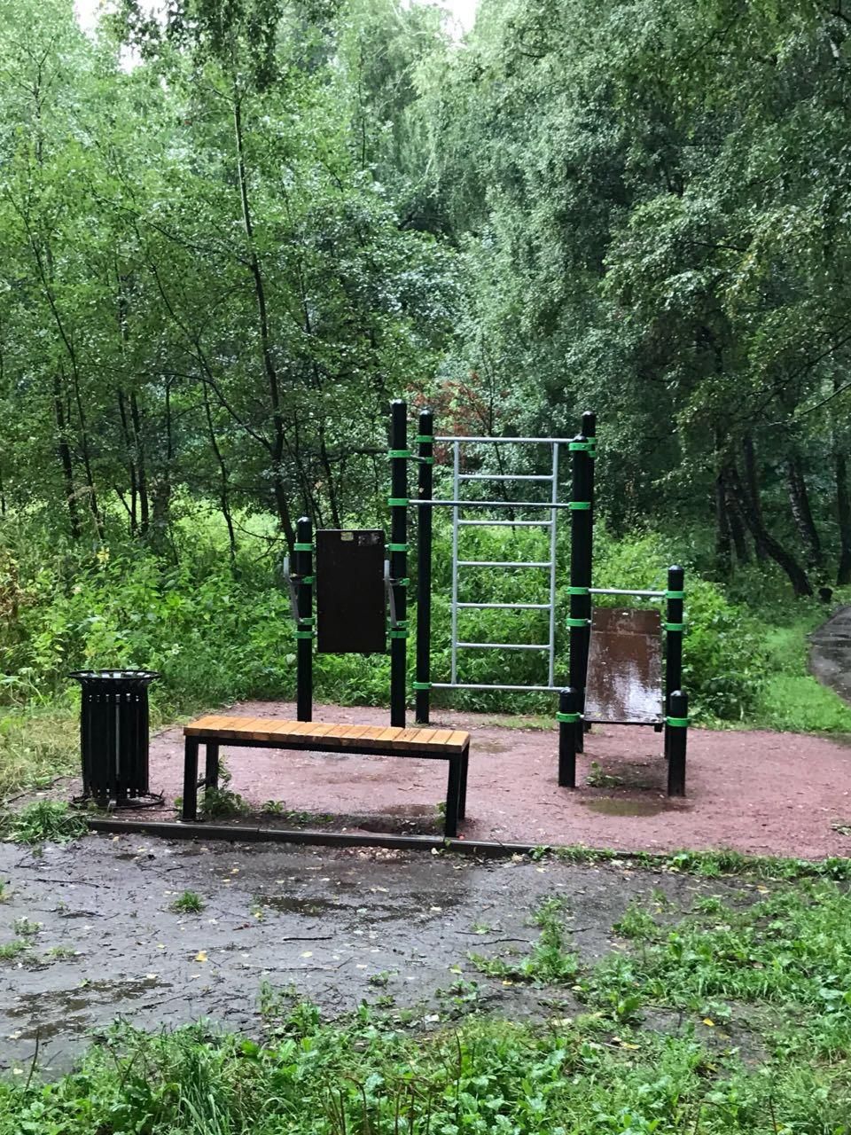 Moscow - Street Workout Park - Гурьевский Проезд