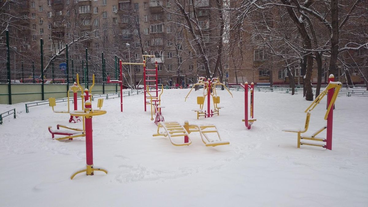 Moscow - Street Workout Park - Ул Красноармейская