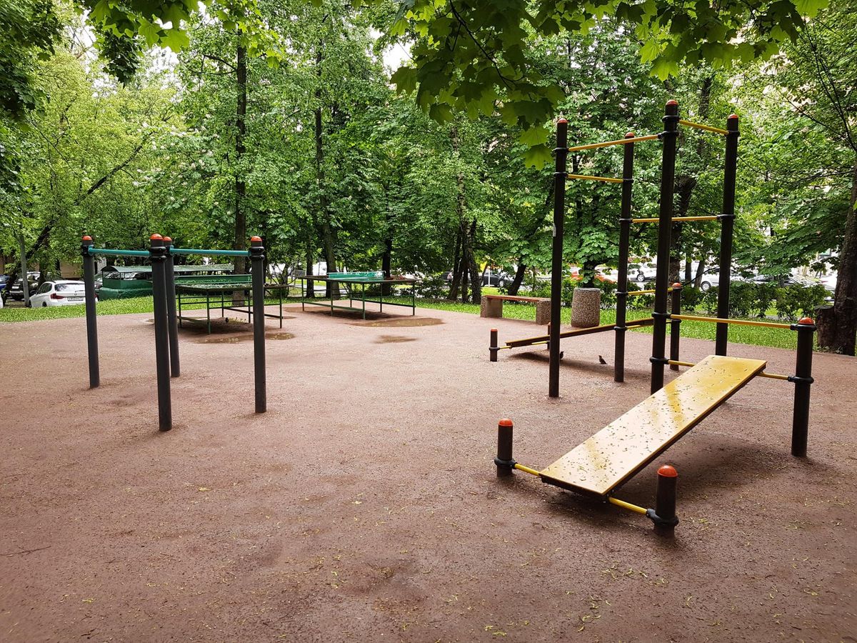 Moscow - Street Workout Park - Улица Вавилова