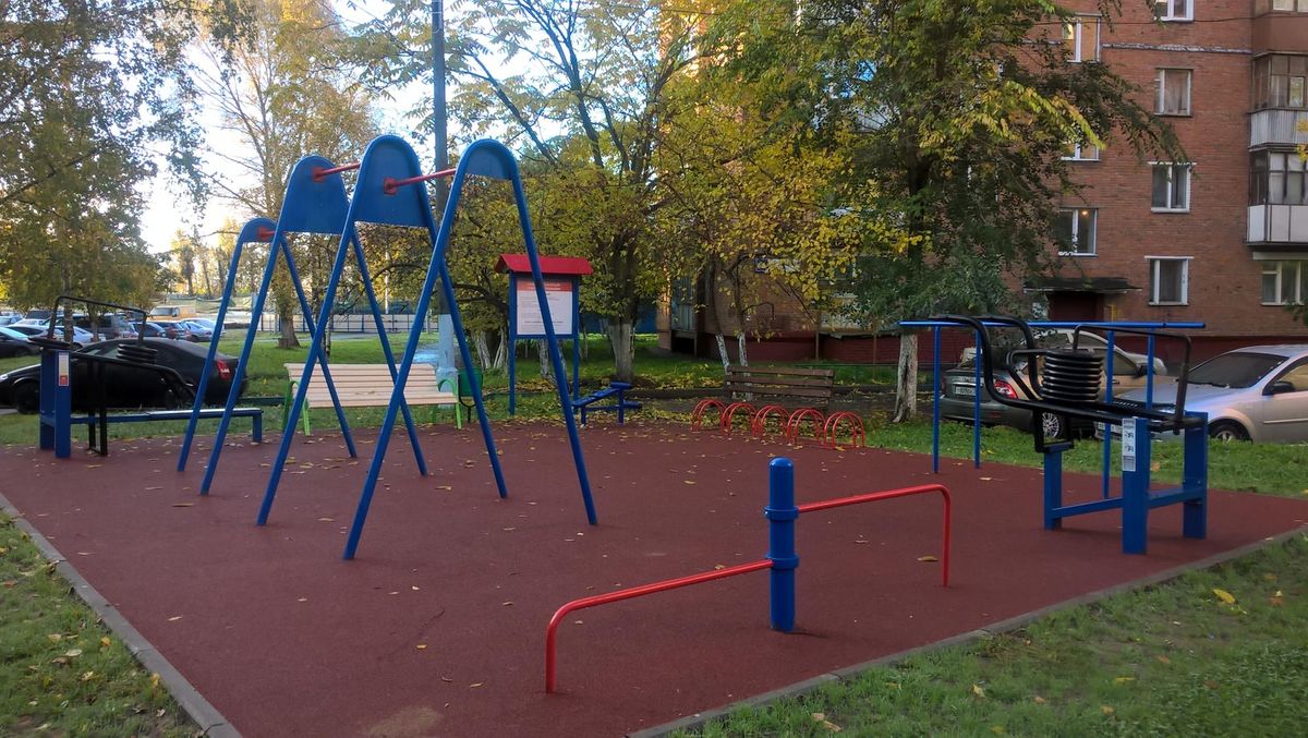 Khimki - Street Workout Park - Ул Новозаводская (Новоподрезково)