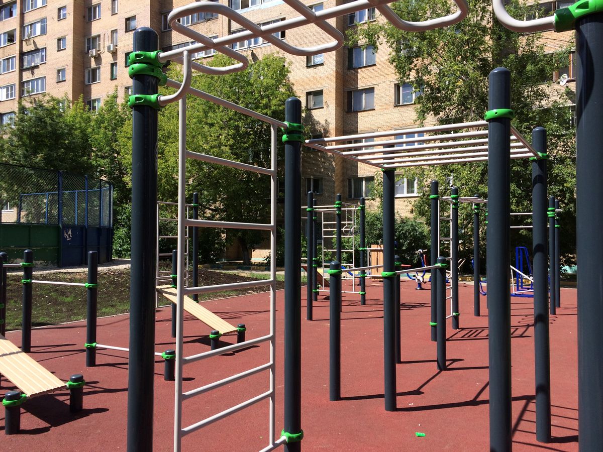 Reutov - Outdoor Gym - Улица Некрасова