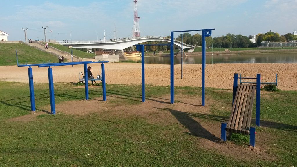 Veliky Novgorod - Street Workout Park - Музей Моста