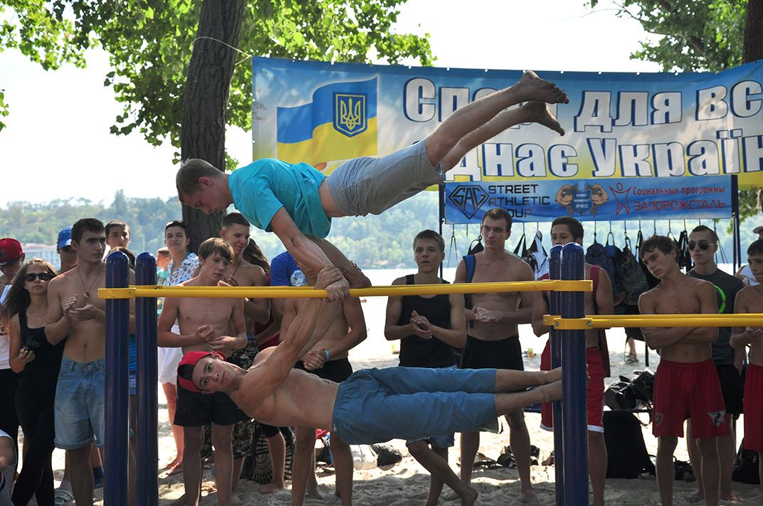 Zaporizhzhya - Outdoor Gym - Бульвар Шевченко 71а