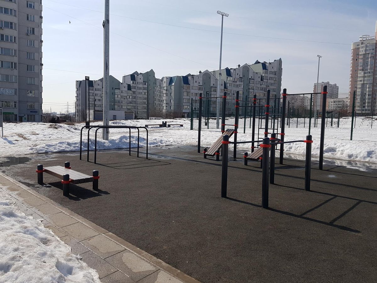 Moscow - Street Workout Park - Улица Рословка