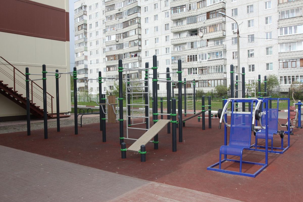 Orekhovo-Zuyevo - Street Workout Park - Проезд Беляцкого