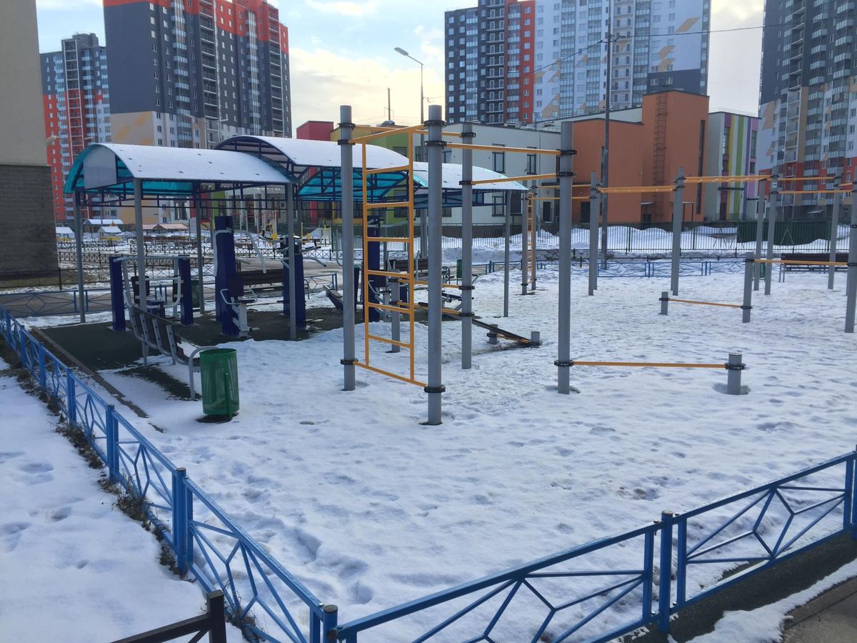 Saint Petersburg - Outdoor Gym - Улица Корнея Чуковского