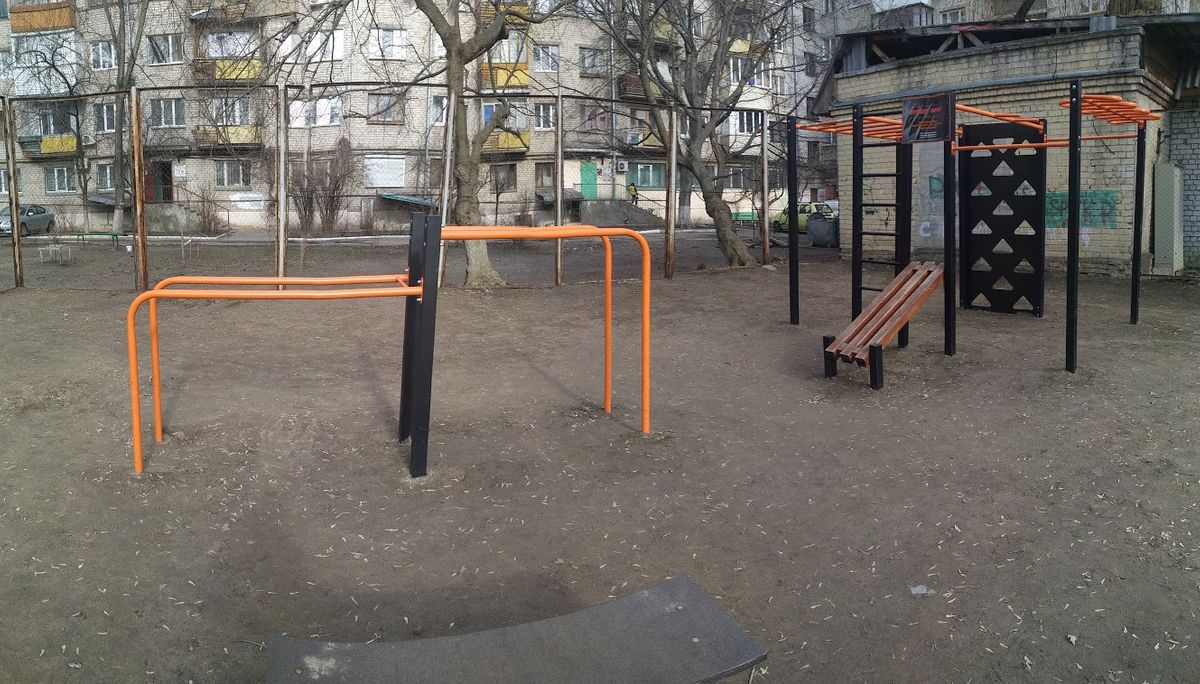 Kyiv - Street Workout Park - Улица Борщаговская