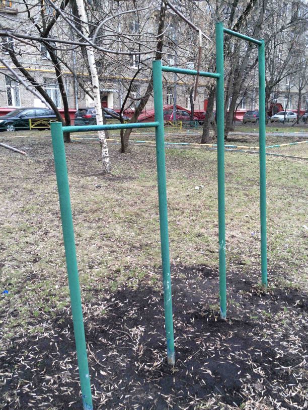 Moscow - Street Workout Park - Улица Космонавта Волкова