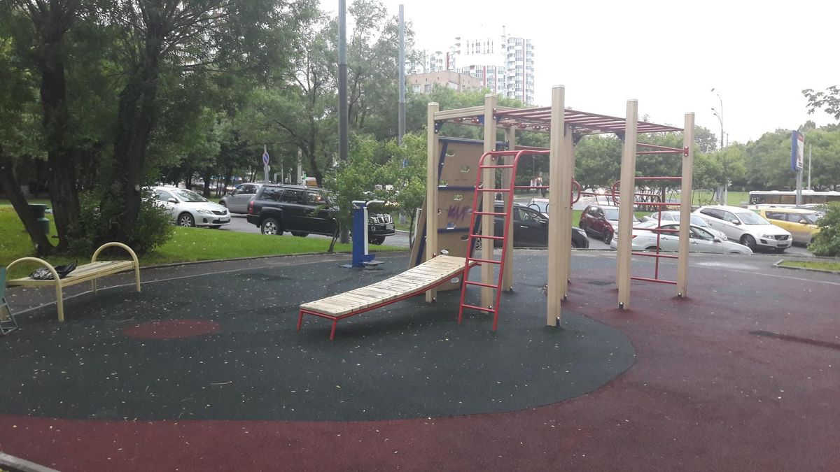 Moscow - Street Workout Park - Улица Москворечье