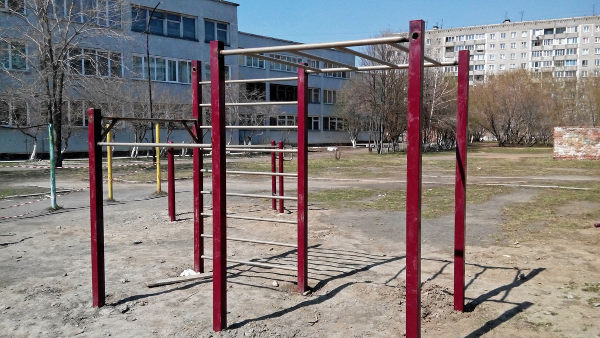 Novosibirsk - Street Workout Park - Улица Кропоткина